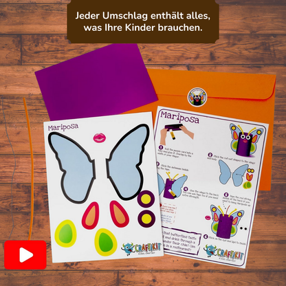 20 Bastell-Sets für Kinder